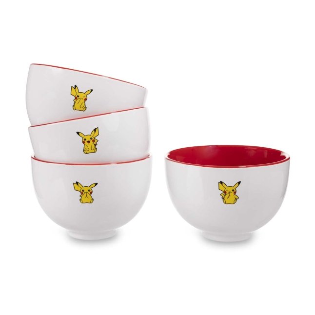 Pikachu Everyday Fun Kitchen Bowls (4-Pack)