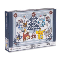 Pikachu, Fuecoco & Friends Pokémon Holiday Puzzle (500 Pieces)
