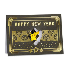Pikachu Grand New Year Pokémon Pin & Greeting Card