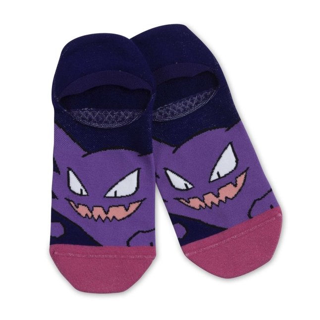Gastly, Haunter & Gengar Terrifying Trio No-Show Socks (3 Pairs) (One Size-Adult)