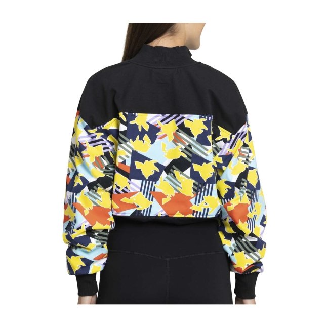 Pikachu Mix Pokémon Lounge Black Half Zip Sweatshirt - Women