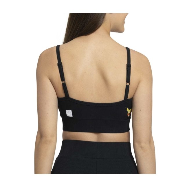 Pikachu & Friends Pokémon Lounge Black Bralette - Women