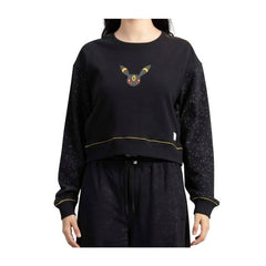 Umbreon Pokémon Lounge Black Crop Sweatshirt - Women