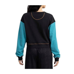 Charizard Pokémon Lounge Black & Teal Crop Sweatshirt - Women