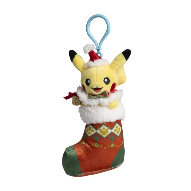 Pikachu Pokémon Holiday Festival Plush Key Chain
