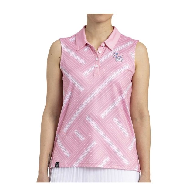 Sylveon Pokémon Clubhouse Pink Sleeveless Polo Shirt - Women