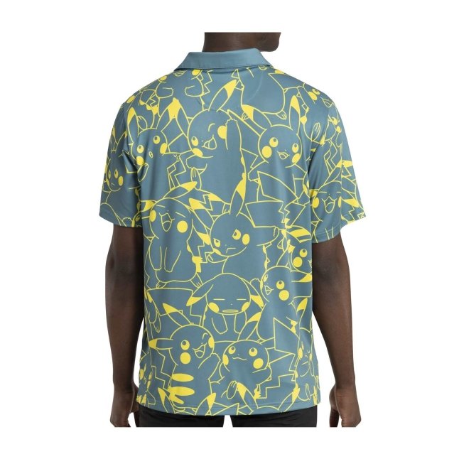 Pikachu Pokémon Clubhouse Green Polo Shirt - Men