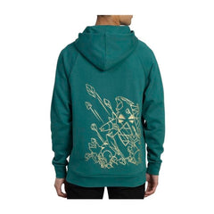 Tyranitar Powerhouse Pokémon Sleek Green Pullover Hoodie - Adult