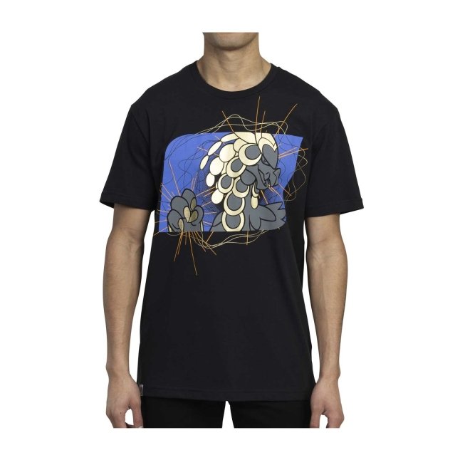 Kommo-o Powerhouse Pokémon Sleek Black T-Shirt - Adult