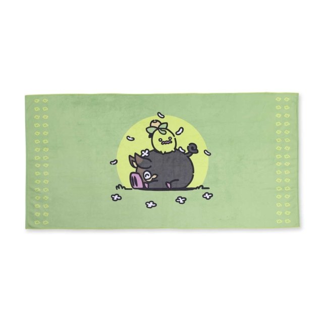 Lechonk & Smoliv Pokémon Lazy Summer Beach Towel