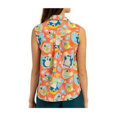 Summer Greetings Pokémon Tropical Sleeveless Tropical Shirt - Women