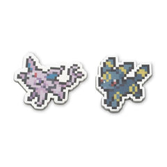 Espeon & Umbreon Pokémon Pixel Pins (2-Pack)