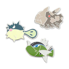 Three-Pin Set: Qwilfish, Relicanth & Basculin Pokémon Pins