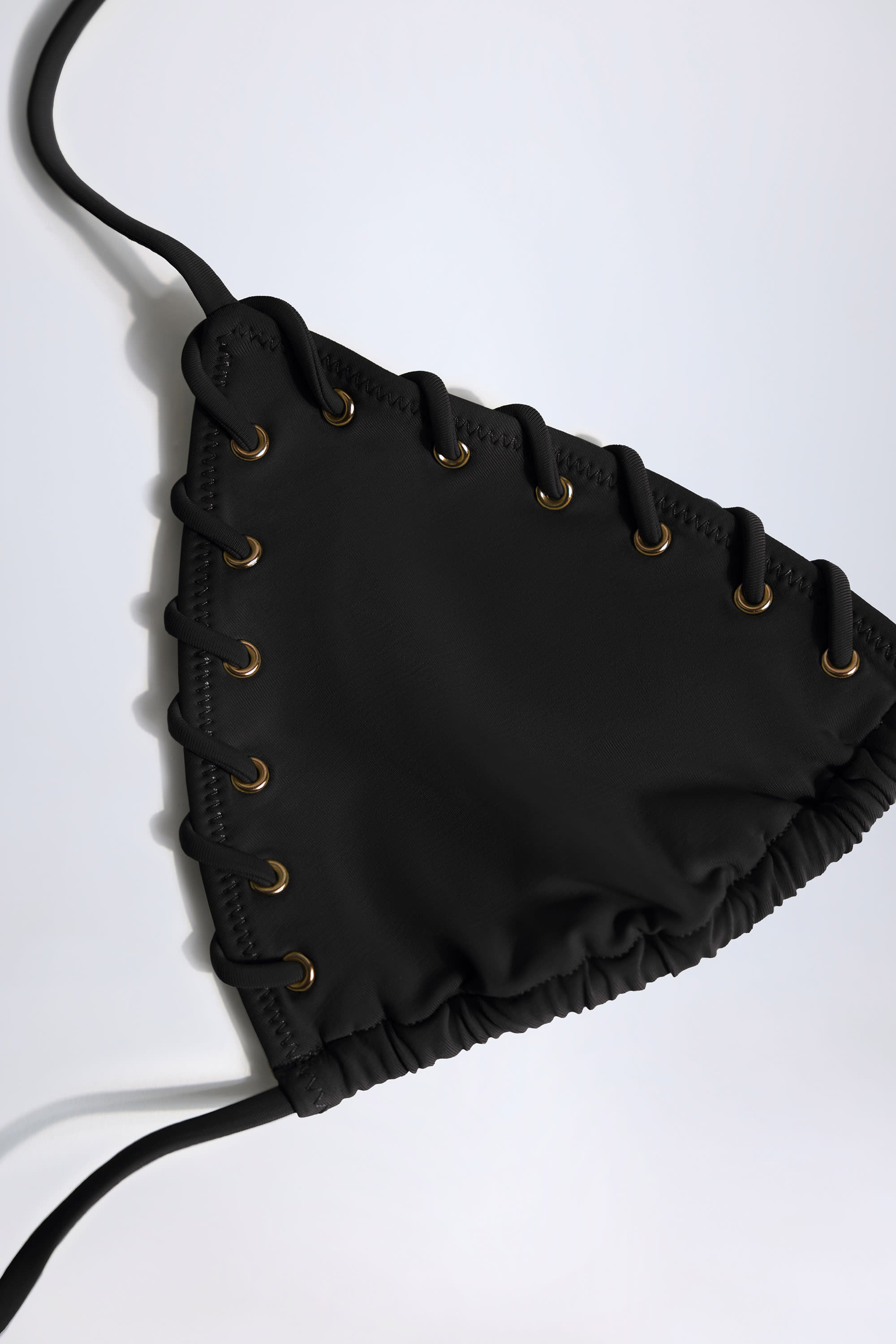 Triangle Bikini Top in Black
